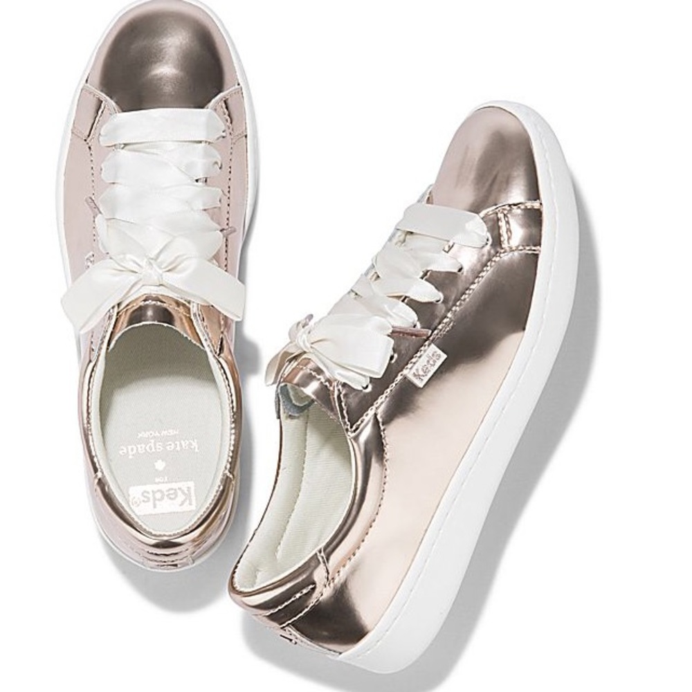 Keds - Kate Spade Ace NY Rose Gold Metallic
